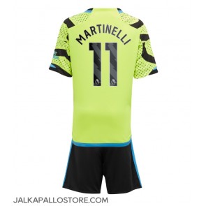 Arsenal Gabriel Martinelli #11 Vieraspaita Lapsille 2023-24 Lyhythihainen (+ shortsit)